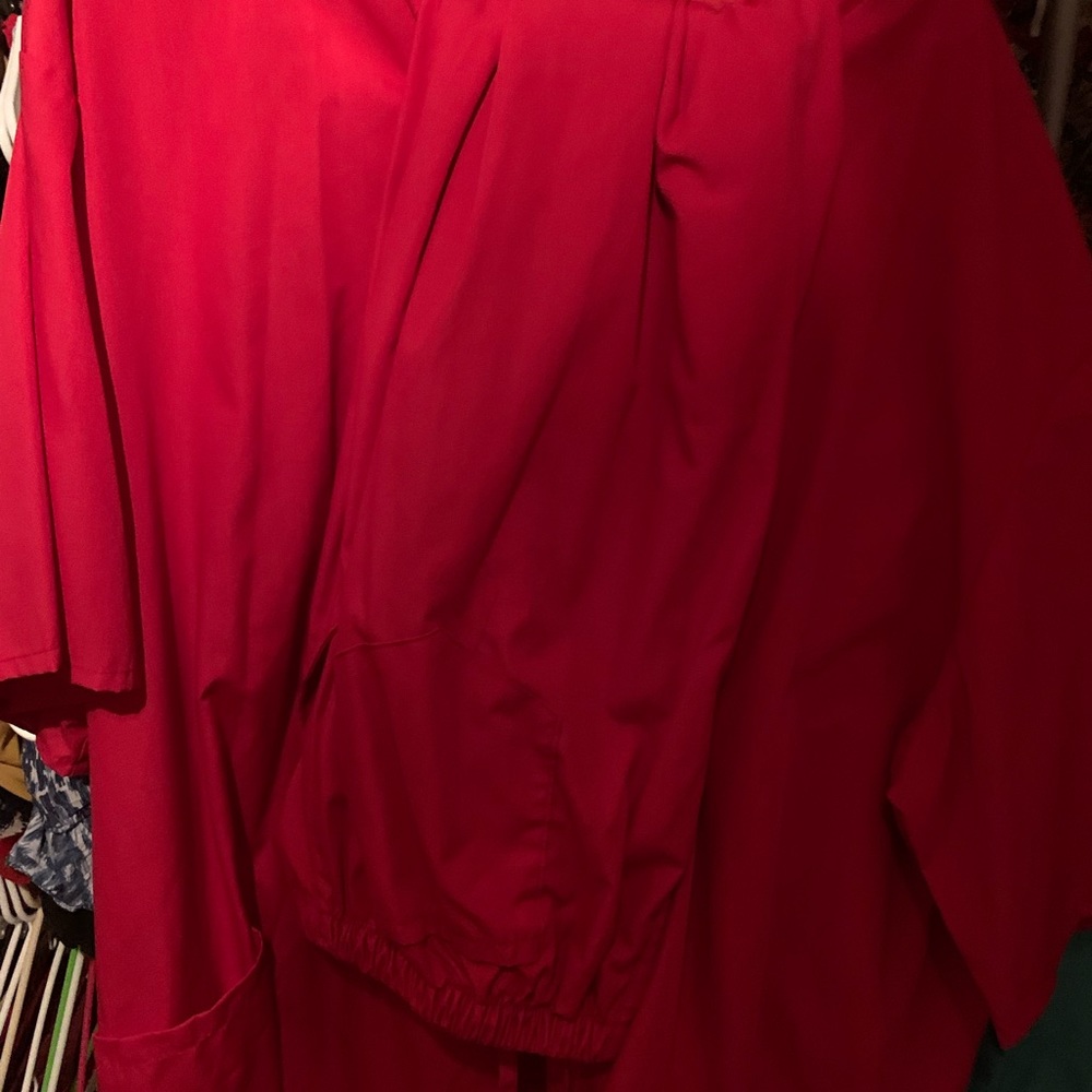 Natural scrubs size 5x red